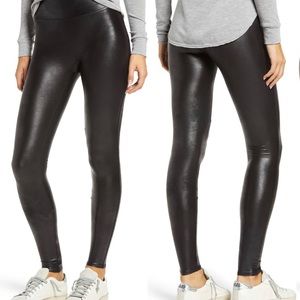 Spanx Faux Leather Leggings L